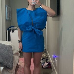 Blue Zara dress